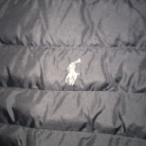 Black polo Ralph Lauren jacket not puffy